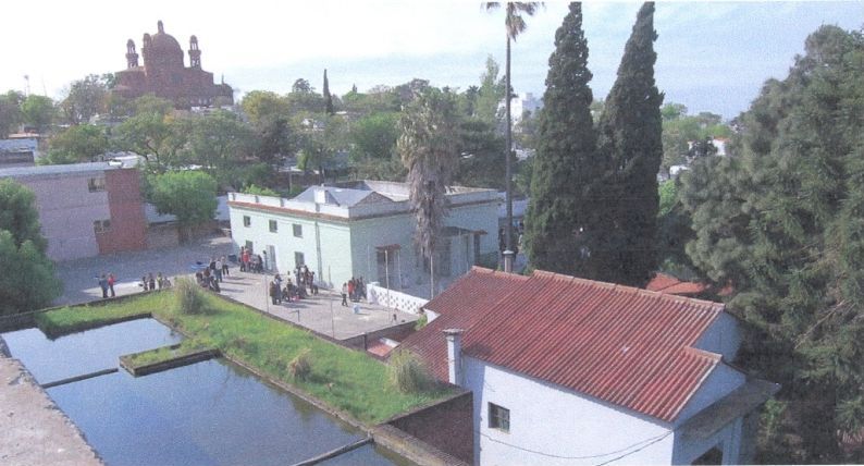 Photograph taken from the flat roof of the college; in the distance you can see the Iglesia del Cerrito